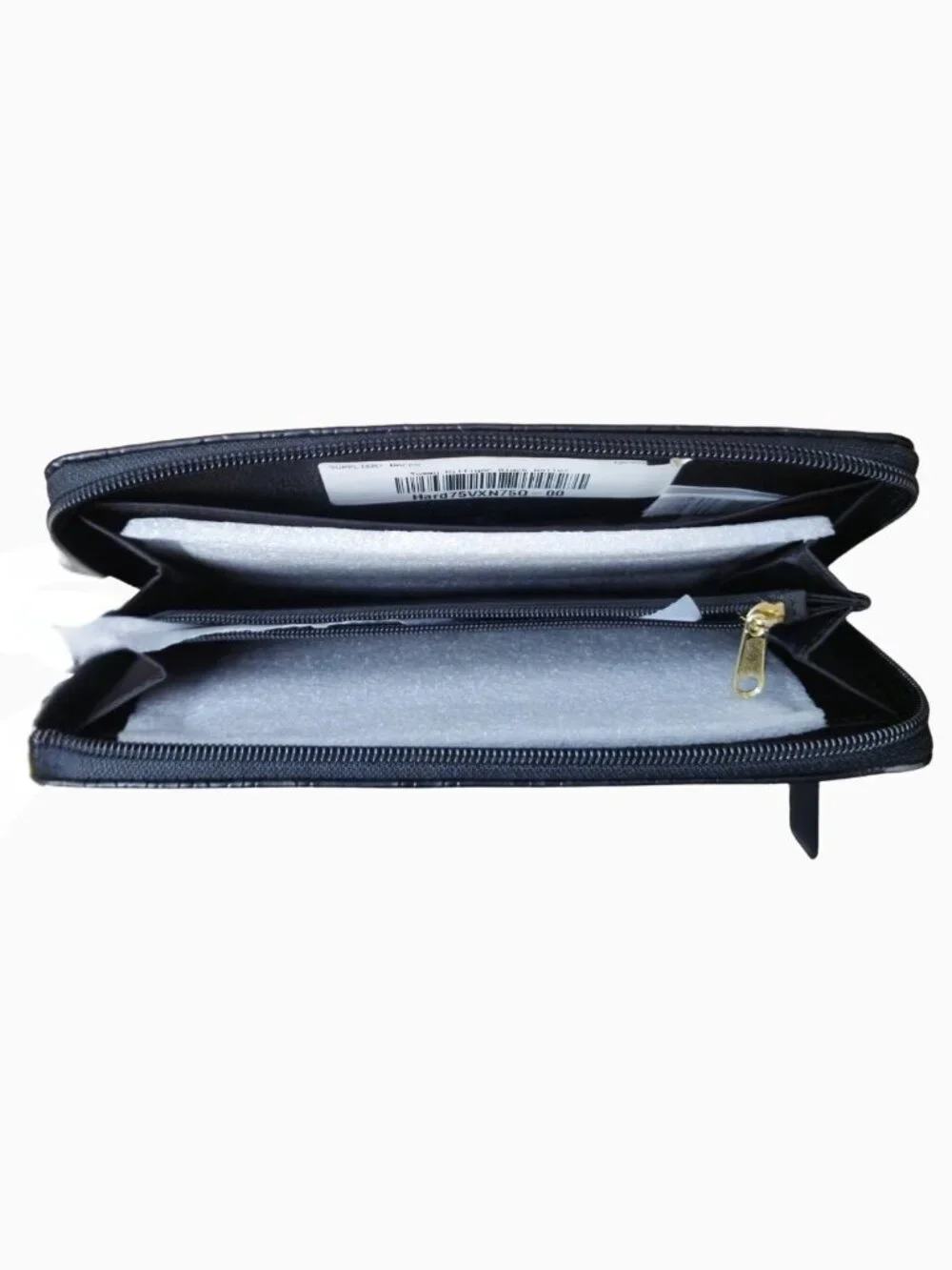 Tommy Hilfiger Debossed Monogram Continental Zip-Around Wallet